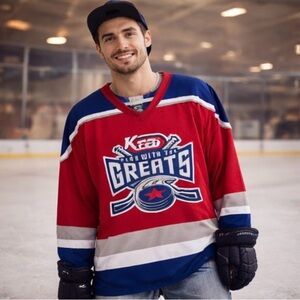 RARE LIKE NEW Vintage NHL KRAFT Alumni Hockey Jersey | "Play with the Greats"